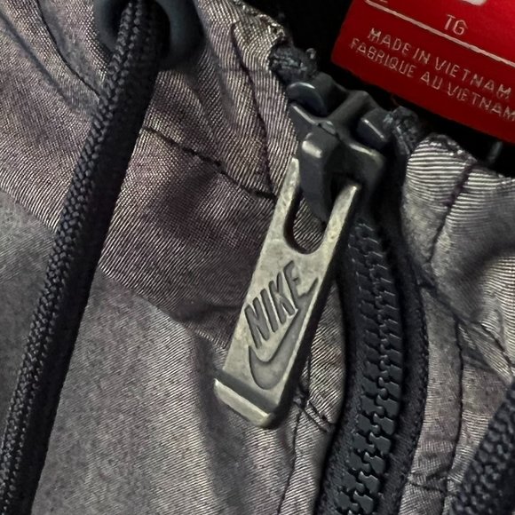 NIKE Womens Two Tone Blue Sports Windrunner Jacket with Hood Size XL - Picture 7 of 12